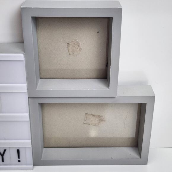 Cinema Light Box Marquee Sign 'I Love You Daddy' Wooden Dual Picture Frame - Picture 4 of 11